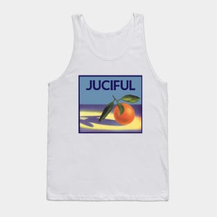 Vintage Juciful Oranges Fruit Crate Label Tank Top